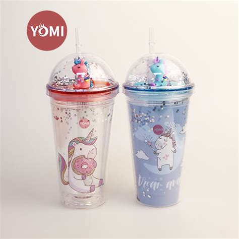 Jual Yomi Glitter Tumbler Gelas Botol Minum Ml Shopee