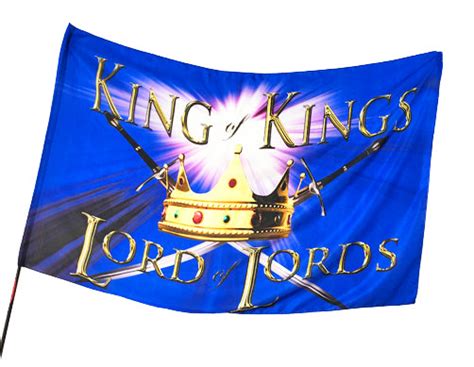 King Of Kings Lord Of Lords Crown Worship Flag High Praise Banners