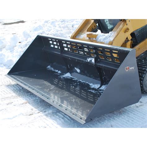 FFC Skid Steer Snow Bucket Attachment | Skid Steer Solutions