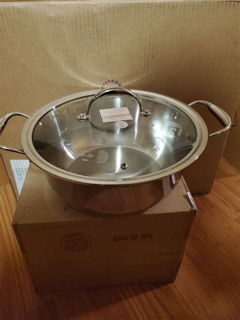 Princess House Tri Ply Stainless Steel Qt Dutch Oven Pot Casserole