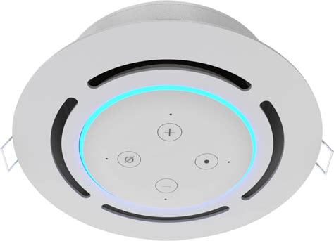 Suporte De Embutir Para Alexa Echo Dot 3 Teto BRANCO Circular Amazon