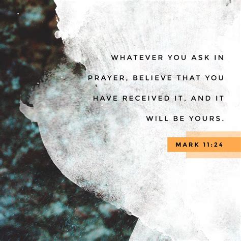 Therefore I Tell You Whatever You Ask In Prayer Believe That You