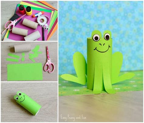 Bricolage Grenouille Rouleau Papier Toilette Pingl Sur Bricolages