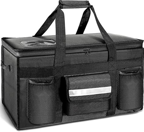 MyLifeUNIT 80 Cans Insulated Cooler Bag For Food Pizza Delivery Bag