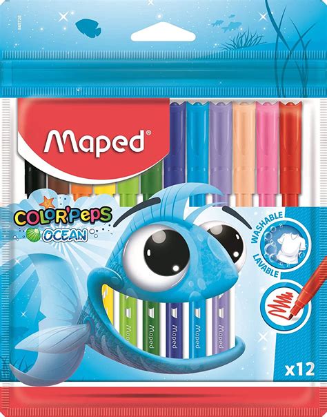 Maped Felt Pens Ocean Color Peps Office Mart