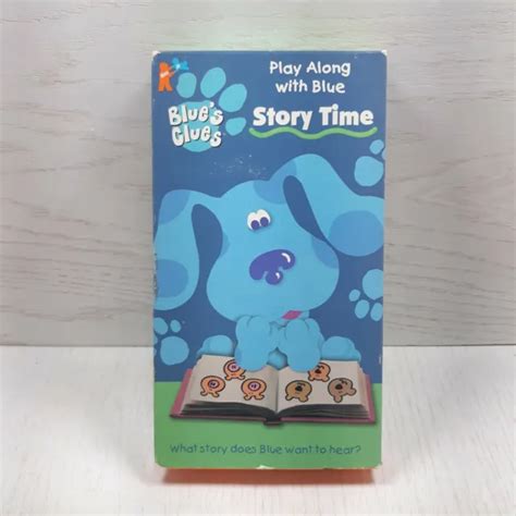 Blues Clues Story Time Vhs Play Along With Blue Vintage Nick Jr 504 The Best Porn Website