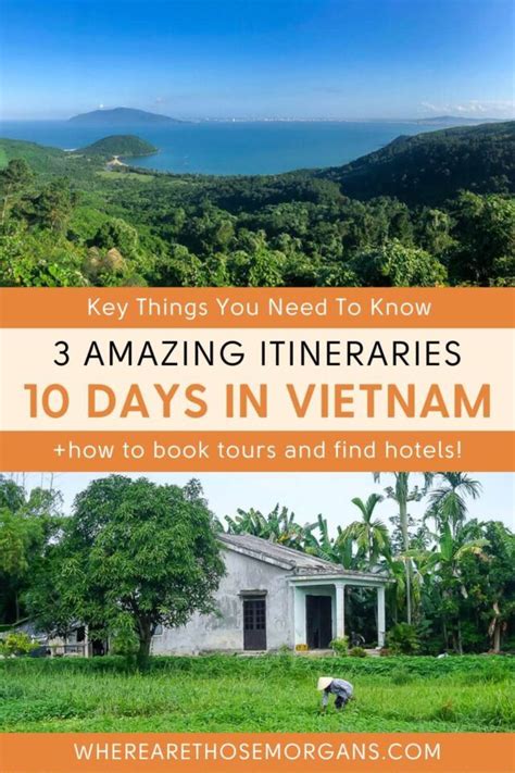 Vietnam Itinerary 10 Days: 3 Northern + Central Vietnam Routes