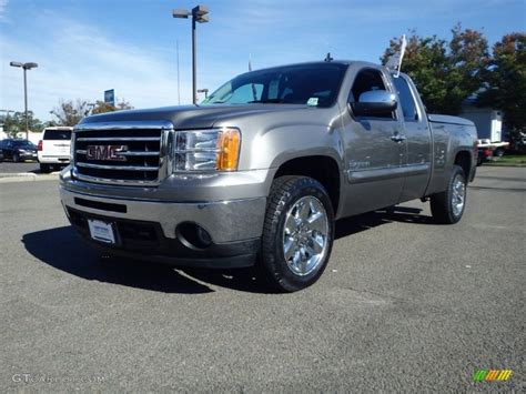 2012 Steel Gray Metallic Gmc Sierra 1500 Sle Extended Cab 4x4 98092735 Photo 7