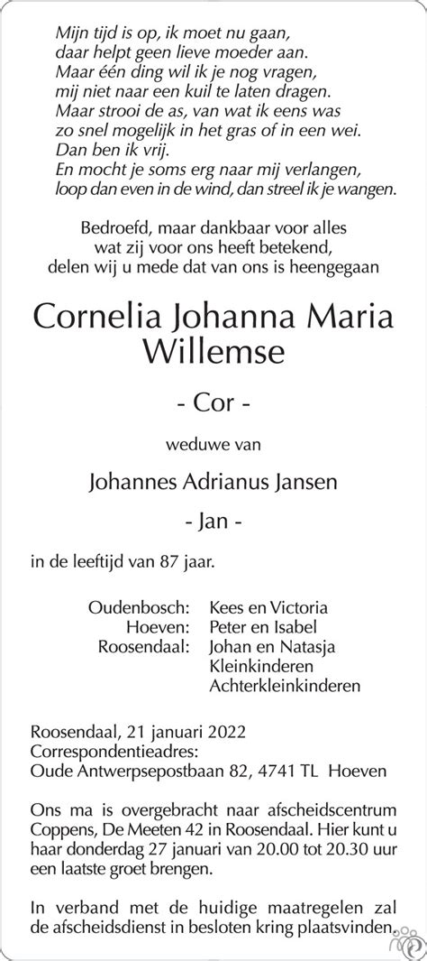 Cornelia Johanna Maria Cor Jansen Willemse