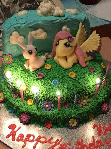 Fluttershy Birthday Cake Final Product Fluttershy Themed Cakes