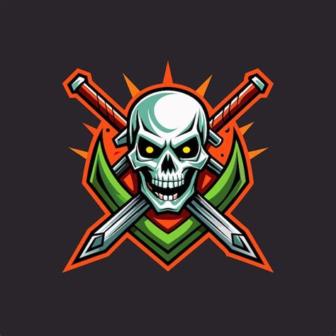 Premium Vector Esports Skull