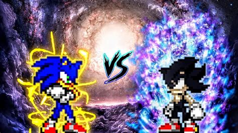 Sonic Chaos OP All Form VS Multiverse Sonic OP All Form In Jump