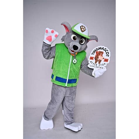 Paw Patrol Rocky Dog Mascot Costume
