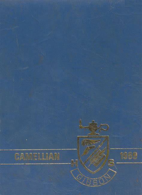 1969 yearbook from Gibson High School from Mccomb, Mississippi for sale