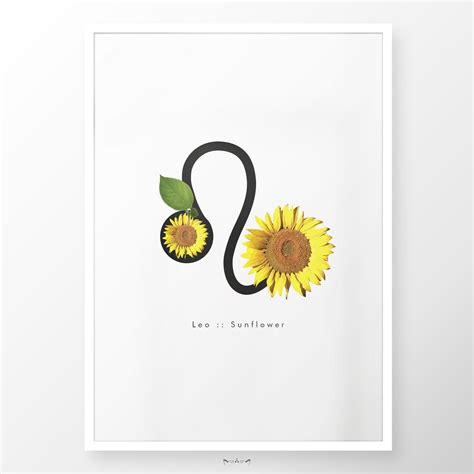 Zodiac Flowers | LEO :: Sunflower – Petite Tiger