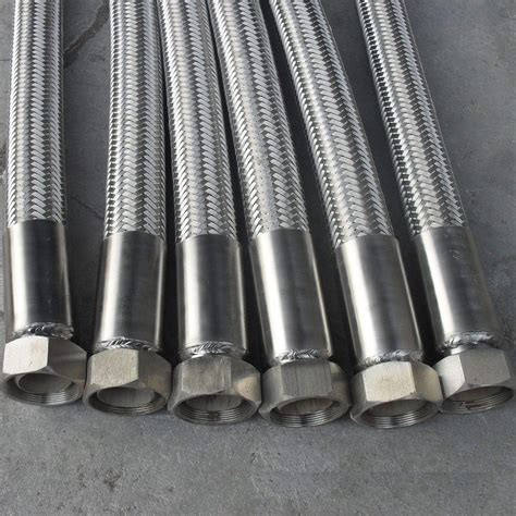 Heat Resisting 1 2 Inch Stainless Steel Braided Flexible Metal