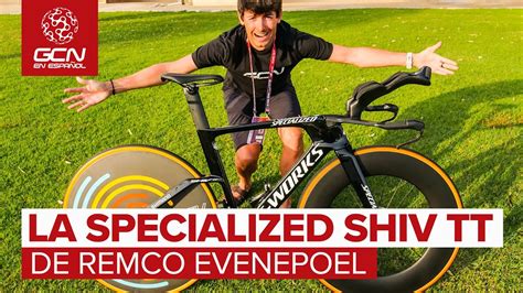 La Specialized Shiv Tt De Remco Evenepoel Youtube