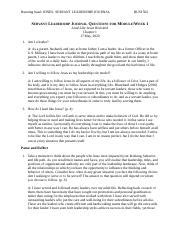 Servant Leadership Journal Final Docx Running Head Jones Servant