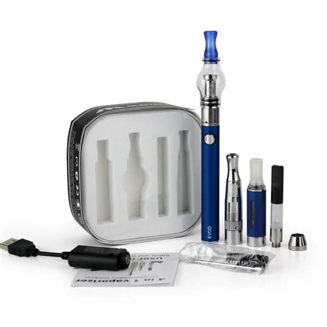 Vaporizer In Evod Starter Kit With Mt Dry Herb Wax Pen Glass Globe