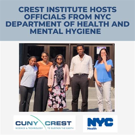 Crest Institute Hosts Officials From Nyc Department Of Health And