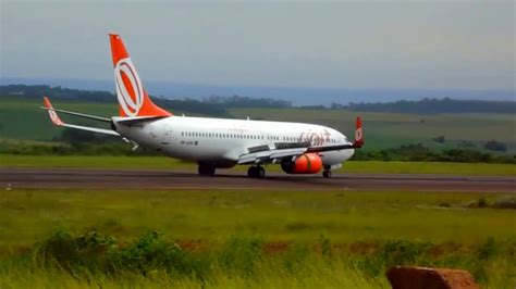 Pouso Boeing Gol Aeroporto de Maringá YouTube