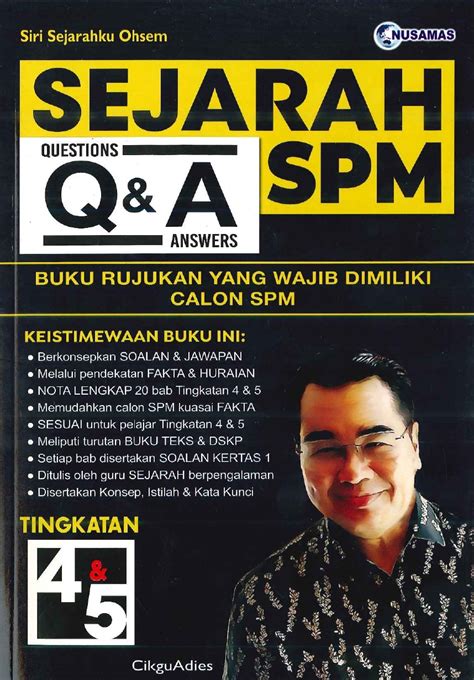 2023 Buku Kerja Latihan Q And A Sejarah Spm No1 Online Bookstore And Revision Book Supplier