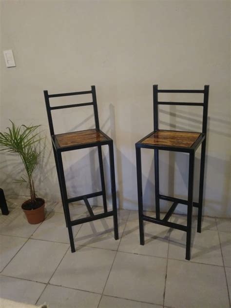 Pin By Mmg Muebles On Banqueta Hierro Y Madera Diy Wooden Projects