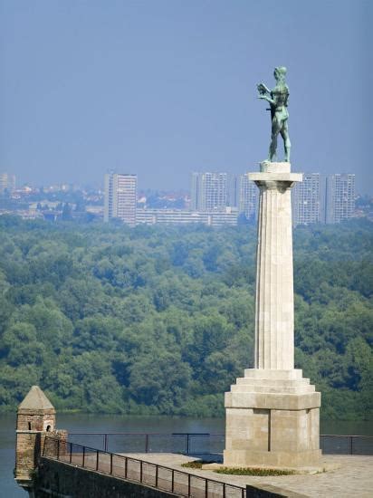 'Statue of Pobednik, Kalemegdan, Belgrade, Serbia' Photographic Print - Russell Young ...