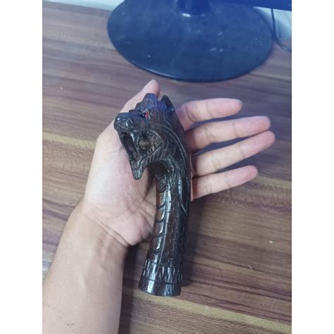 Jual Gagang Handle Golok Naga Berkualitas Kayu Sonokeling Shopee