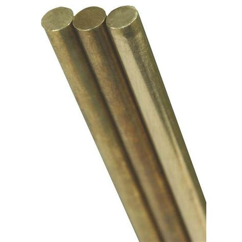 Kands Precision Metal 8166 3 16 Diameter Solid Brass Rod 1 Pc Per Card Midwest Model Railroad