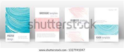 Cover Page Design Template Minimalistic Brochure Stock Vector (Royalty ...