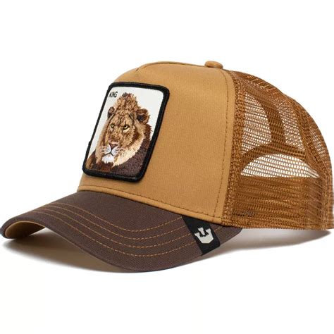 Goorin Bros Lion King Mane Man The Farm Brown Trucker Hat Caphunters