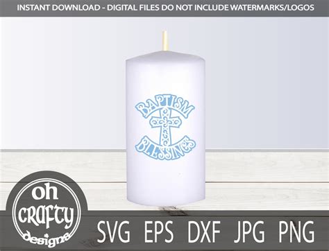 Baptism Blessings Svg Baptismal Cross Svg Cross Cut File Etsy