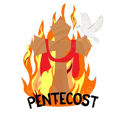 Gambar Desain Fire And Cross Pentacost Yang Indah Pantekosta Pentecos