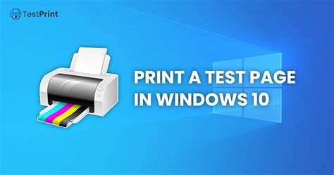 How To Print A Test Page In Windows 10