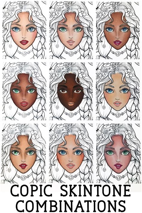 How To Color Skin With Copics Arte Copic Copic Art Copic Pens Copics