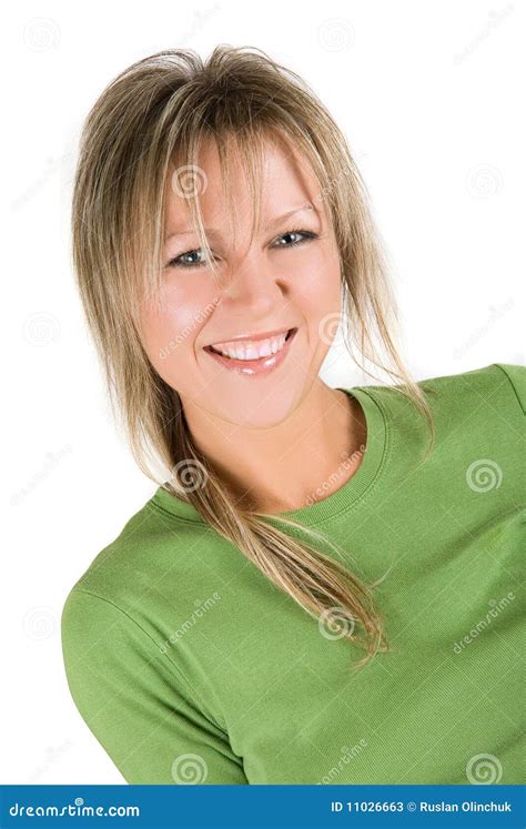 Vrij Blonde Vrouw Stock Afbeelding Image Of Manier Mooi