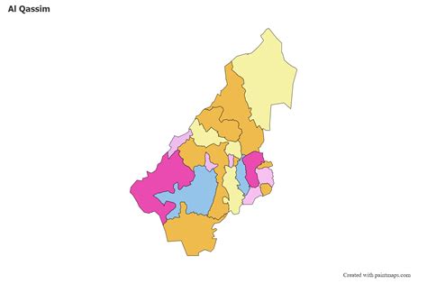 Contoh Peta Untuk Al Qassim