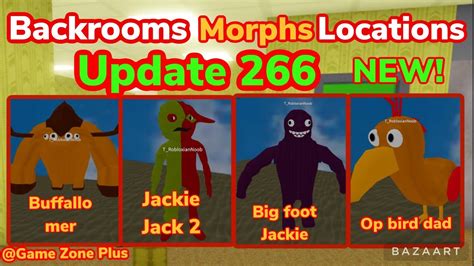 Get All Morphs In Update 266 Roblox Backrooms Morphs Backrooms Roblox Youtube