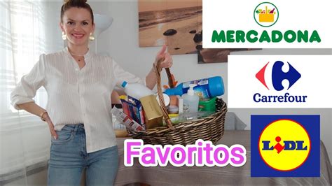 Mercadona FAVORITOS Carrefour Recomendados Lidl Favoritos L Oréal