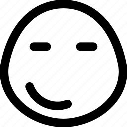 Deadpan, emoji, expression, face, smileys icon - Download on Iconfinder