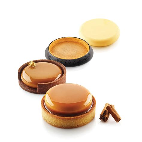 Kit Tarte Ring Round Mm Kit Anneaux Et Moule Silicone Pour Tartes