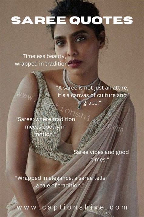 Saree Quotes For Instagram With Photos In Saree Quotes