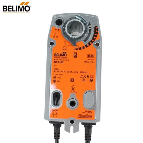 Belimo 10NM NFA NFA S2 NF24A SR AC24V Rotary Actuator Fail Safe For