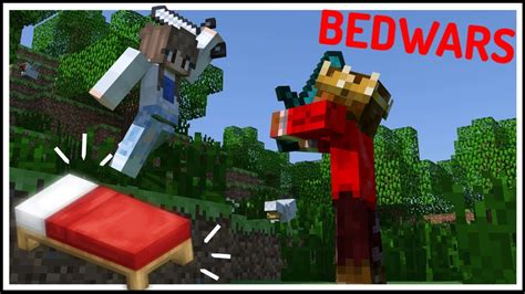 Minecraft Bedwars Met Een Noob Youtube