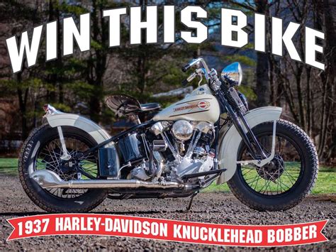 Wheels Through Time Raffle 1937 Harley Davidson Knucklehead American