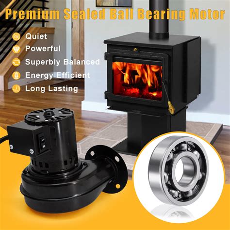 Aibabcue AC 16 Wood Stove Convection Blower For Englander Stove Room