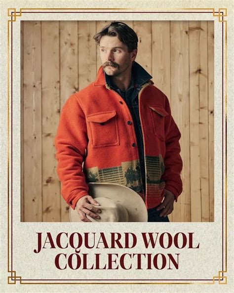 Filson Jacquard Wool Jac Shirt Jacket Large Factory 1st 20263410 W