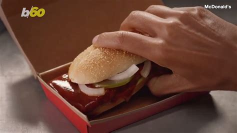 Mcdonalds Adds Mcrib To Menu In Uk Annual Us Comeback Likely In 2024