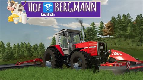 LS22 HOF BERGMANN 14 TWITCH LP Wiese Mähen und Schwaden FARMING